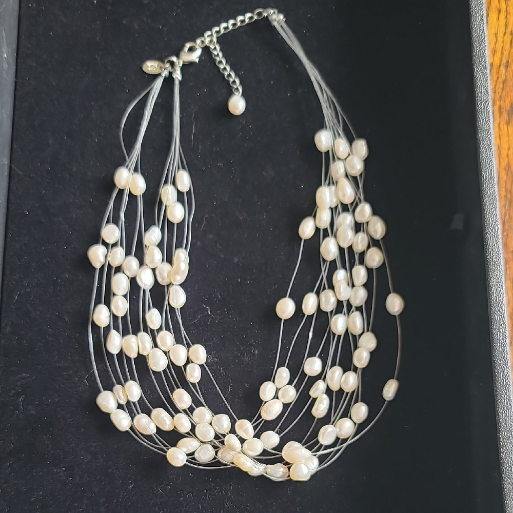 Lia Sophia "Multitudes" Pearl Necklace